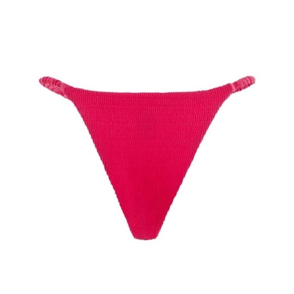 New! agua Bendita minta cheeky bikini bottoms pink 24337 - Picture 3 of 9